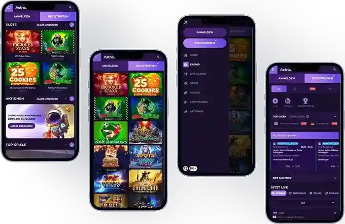 Astrozino Mobil-App und Nutzung