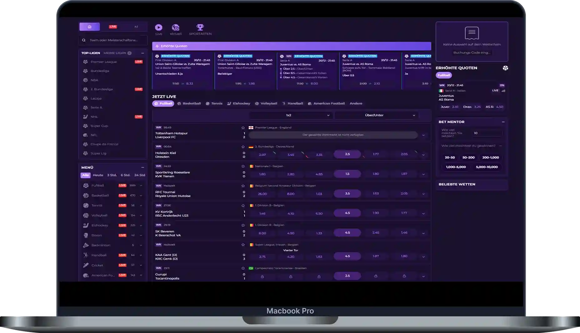 Astrozino Casino Sportwetten